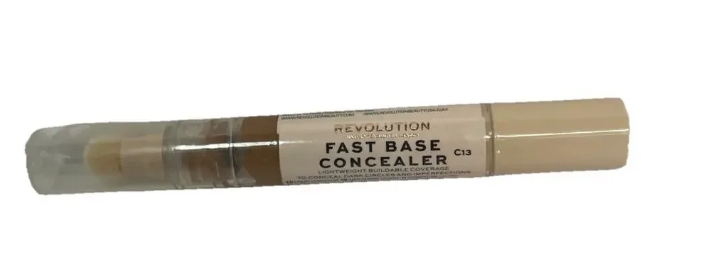 Makeup Revolution - Fast Base Concealer - C13 Tan Shade - Blemish Concealer Pen
